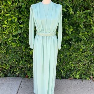 Vintage Mint Evening Dress
